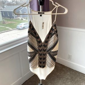 NWT Express sequined bodysuit